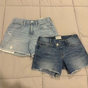Girls size 14 denim shorts lot